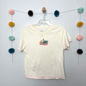 Hills & Valleys Sardine Tin Fish Cream Tee